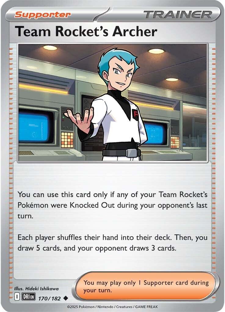 Team Rocket's Archer (170/182) [Scarlet & Violet: Destined Rivals] | Pegasus Games WI