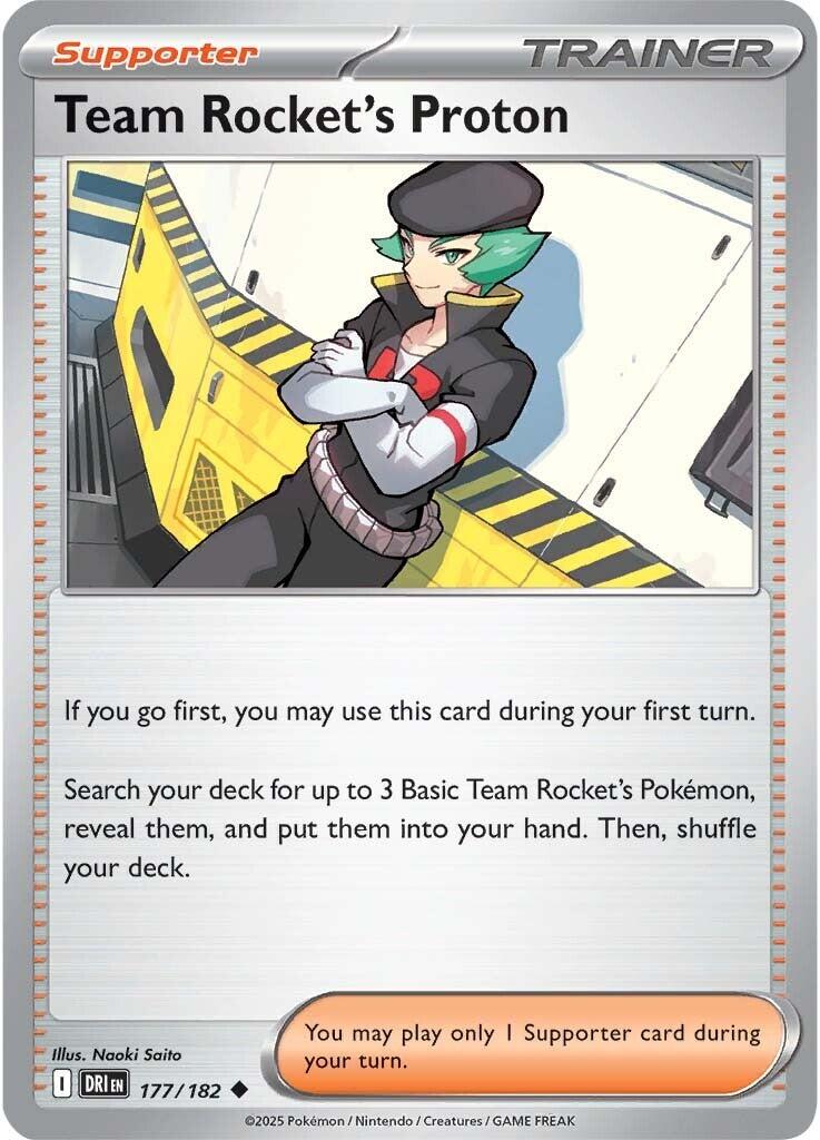 Team Rocket's Proton (177/182) [Scarlet & Violet: Destined Rivals] | Pegasus Games WI