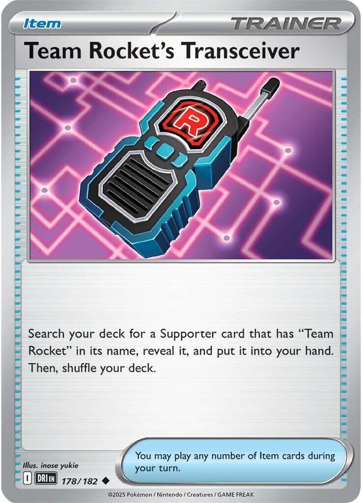 Team Rocket's Transceiver (178/182) [Scarlet & Violet: Destined Rivals] | Pegasus Games WI