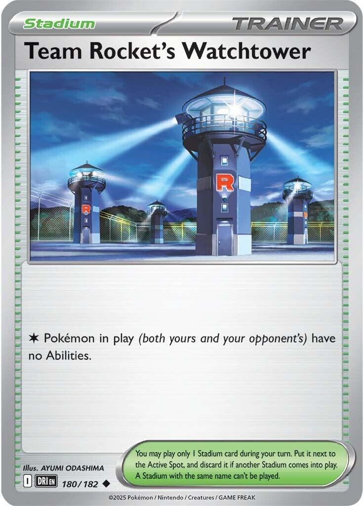 Team Rocket's Watchtower (180/182) [Scarlet & Violet: Destined Rivals] | Pegasus Games WI