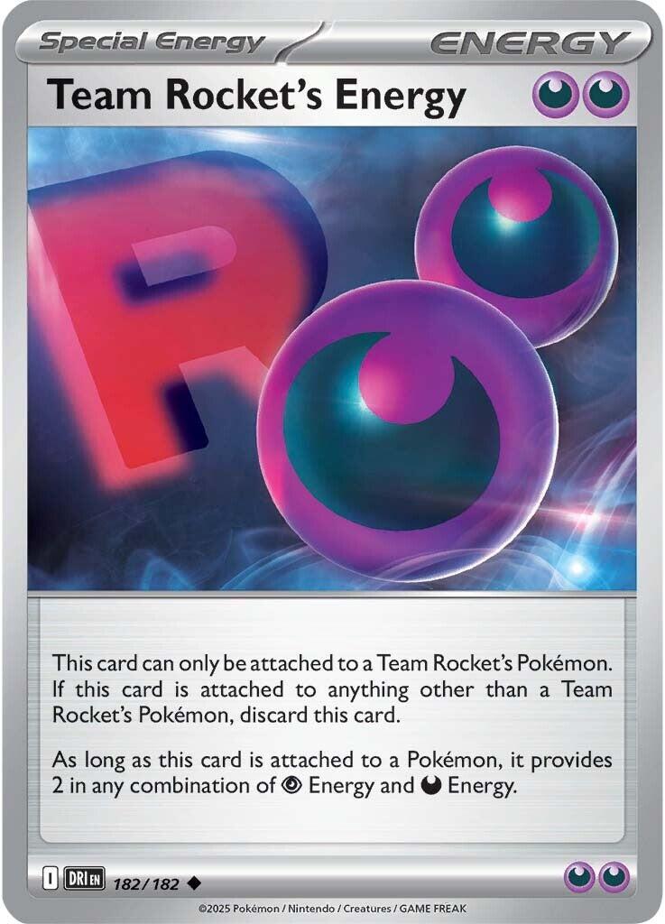 Team Rocket's Energy (182/182) [Scarlet & Violet: Destined Rivals] | Pegasus Games WI