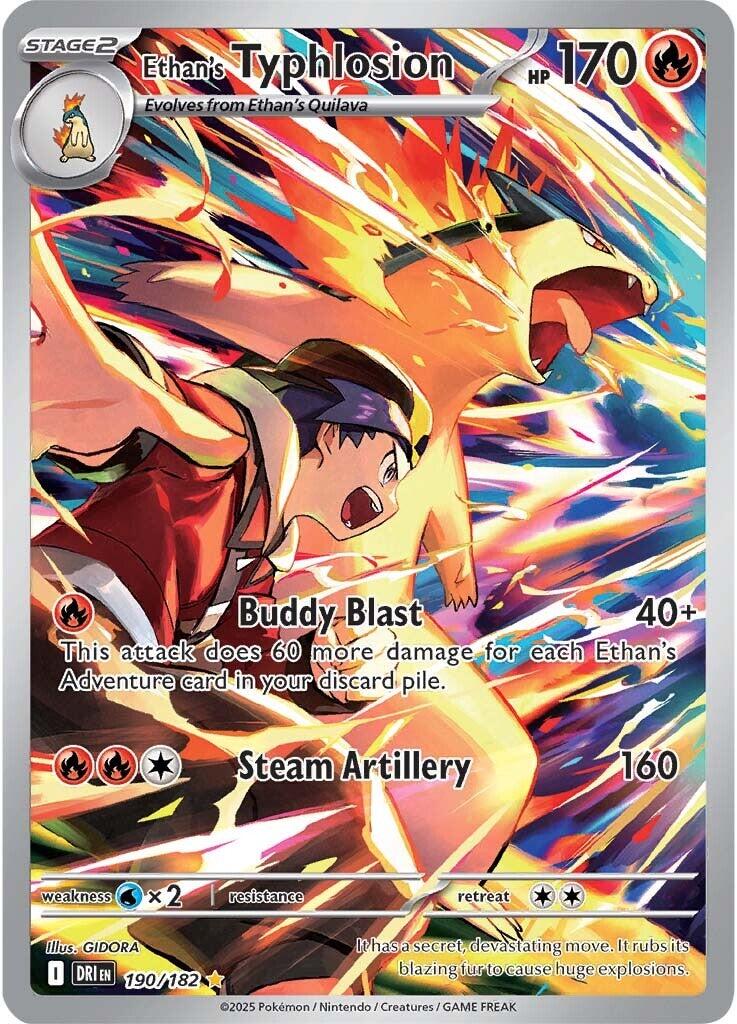 Ethan's Typhlosion (190/182) [Scarlet & Violet: Destined Rivals] | Pegasus Games WI