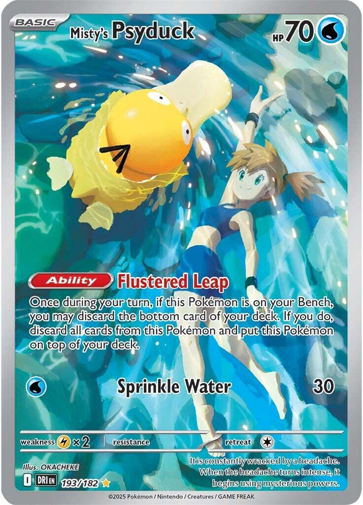Misty's Psyduck (193/182) [Scarlet & Violet: Destined Rivals] | Pegasus Games WI
