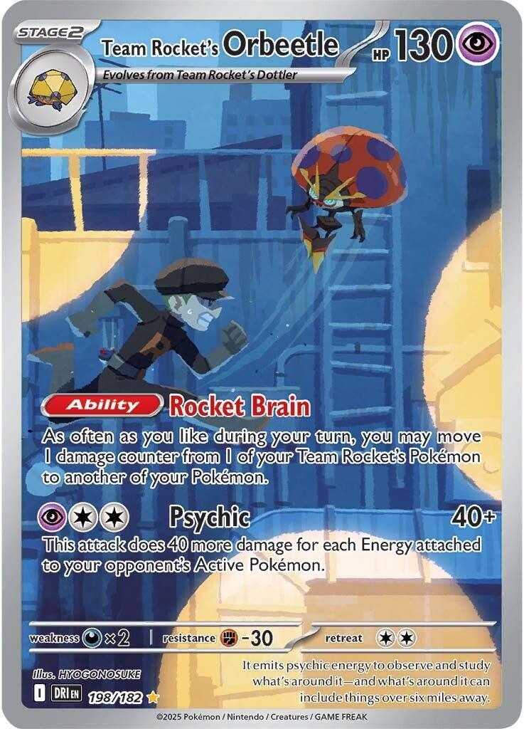 Team Rocket's Orbeetle (198/182) [Scarlet & Violet: Destined Rivals] | Pegasus Games WI