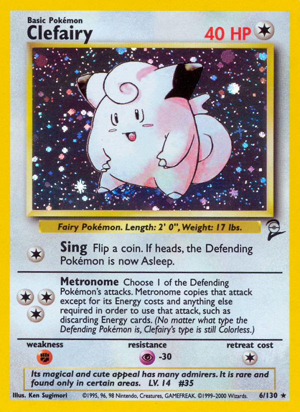 Clefairy (6/130) [Base Set 2] | Pegasus Games WI