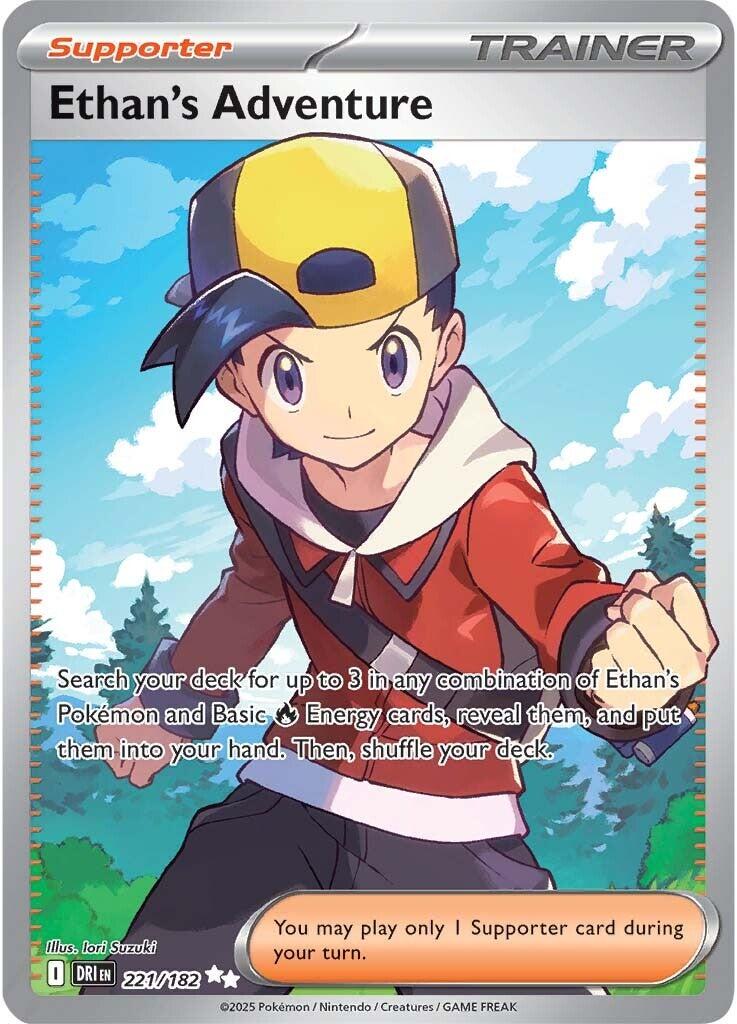 Ethan's Adventure (221/182) [Scarlet & Violet: Destined Rivals] | Pegasus Games WI