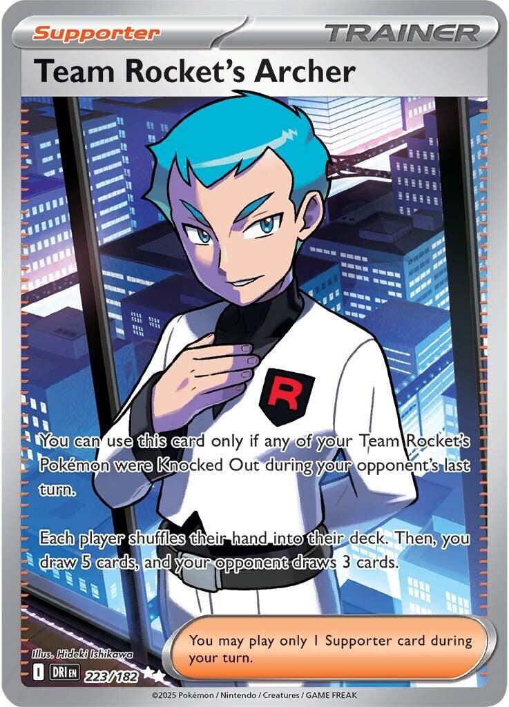 Team Rocket's Archer (223/182) [Scarlet & Violet: Destined Rivals] | Pegasus Games WI