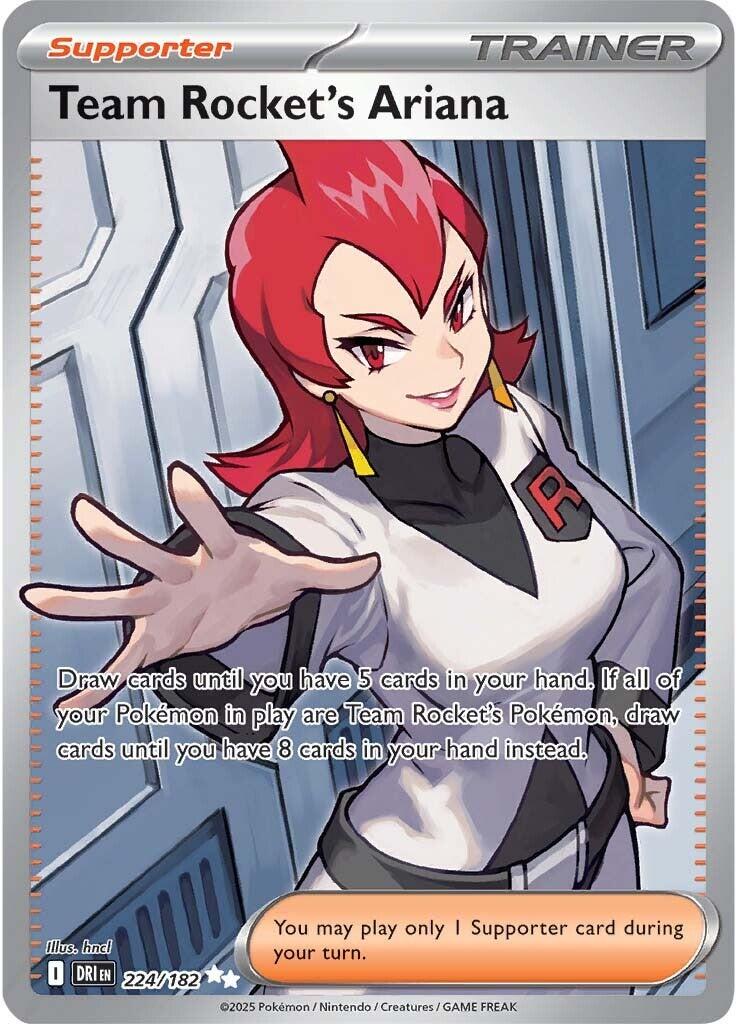 Team Rocket's Ariana (224/182) [Scarlet & Violet: Destined Rivals] | Pegasus Games WI