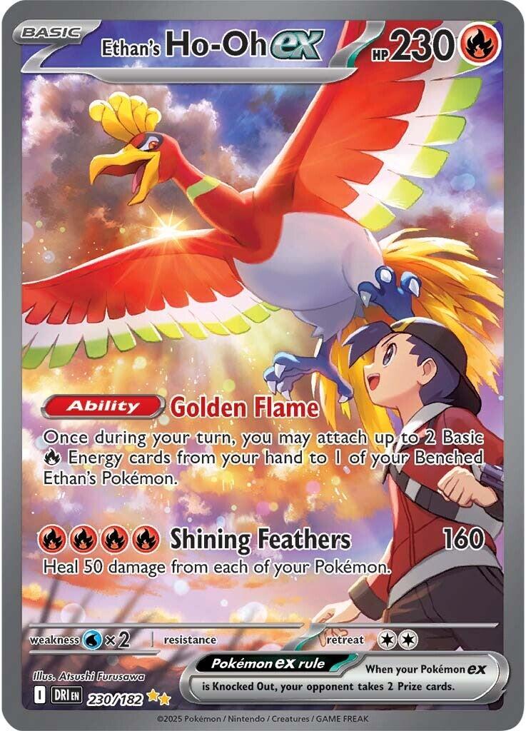 Ethan's Ho-Oh ex (230/182) [Scarlet & Violet: Destined Rivals] | Pegasus Games WI