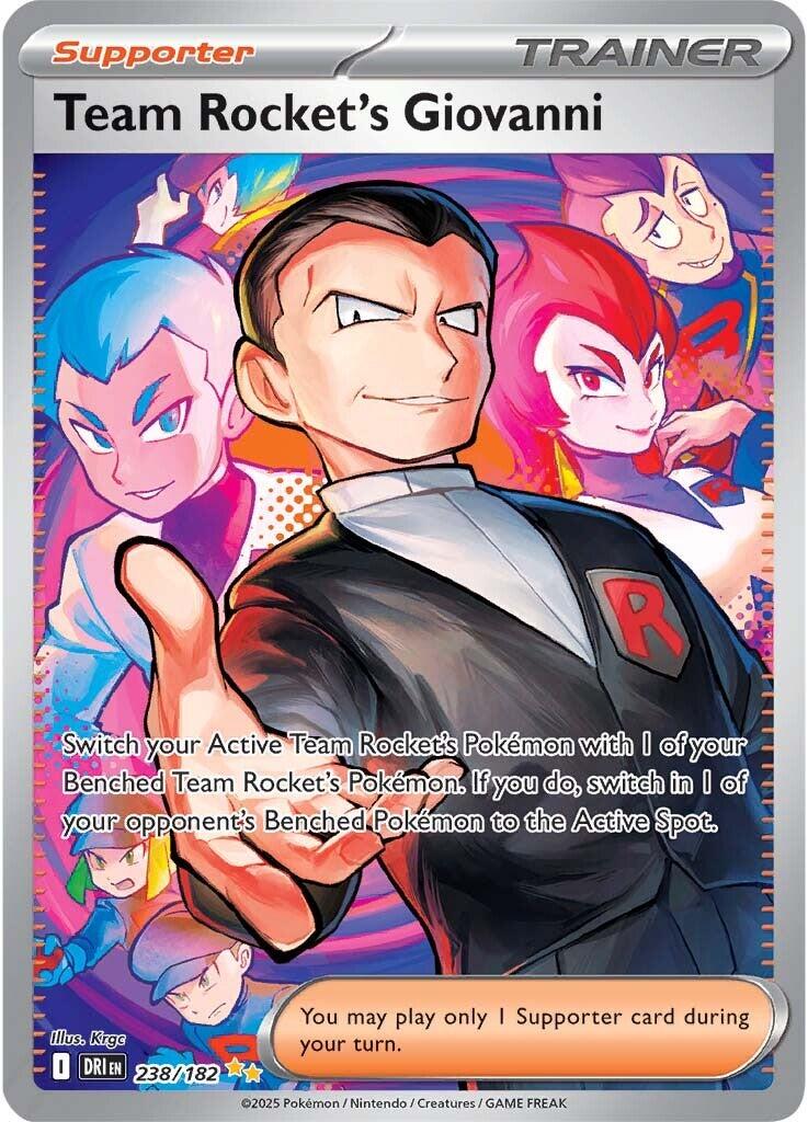 Team Rocket's Giovanni (238/182) [Scarlet & Violet: Destined Rivals] | Pegasus Games WI