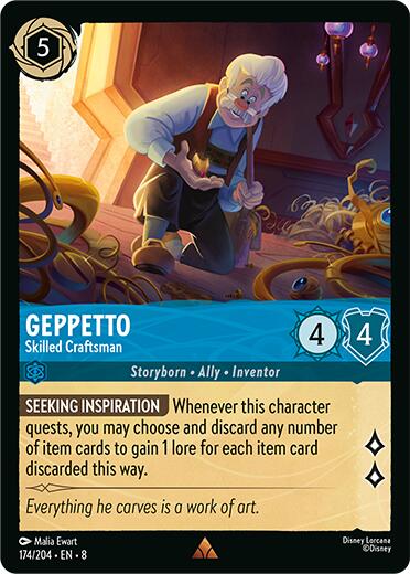 Geppetto – Skilled Craftsman (174/204) [Reign of Jafar] | Pegasus Games WI