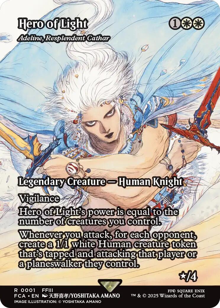 Hero of Light - Adeline, Resplendent Cathar (Showcase) [FINAL FANTASY : Through the Ages] | Pegasus Games WI