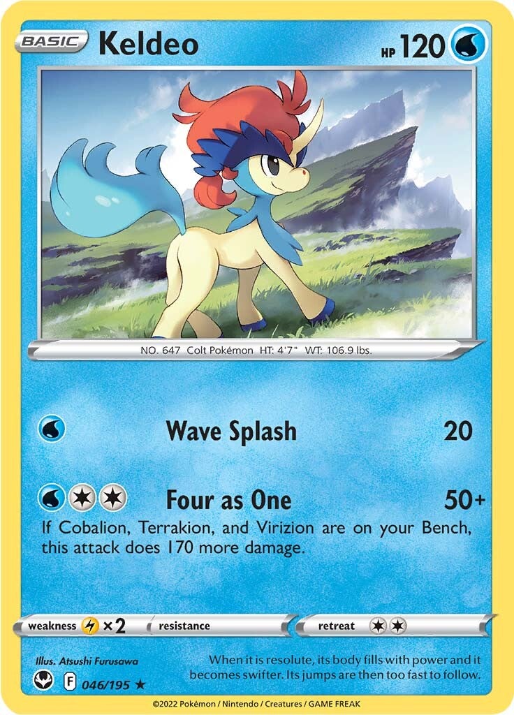 Keldeo (046/195) [Sword & Shield: Silver Tempest] | Pegasus Games WI