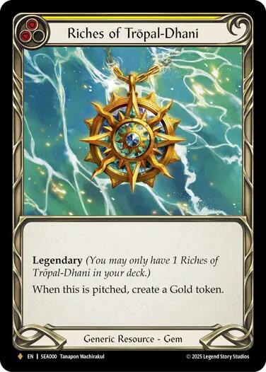 Riches of Tropal-Dhani [SEA000] (High Seas)  Rainbow Foil | Pegasus Games WI