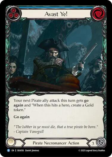 Avast Ye! [SEA056] (High Seas)  Rainbow Foil | Pegasus Games WI