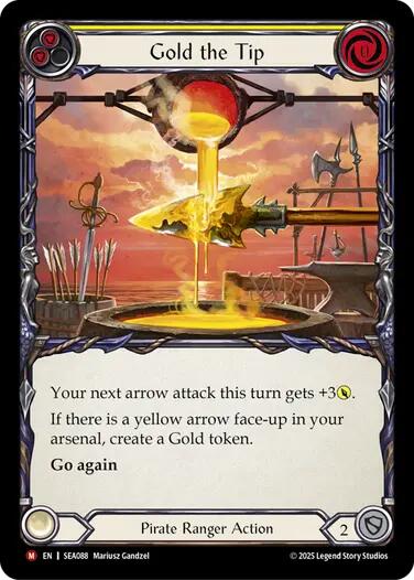 Gold the Tip [SEA088] (High Seas)  Rainbow Foil | Pegasus Games WI