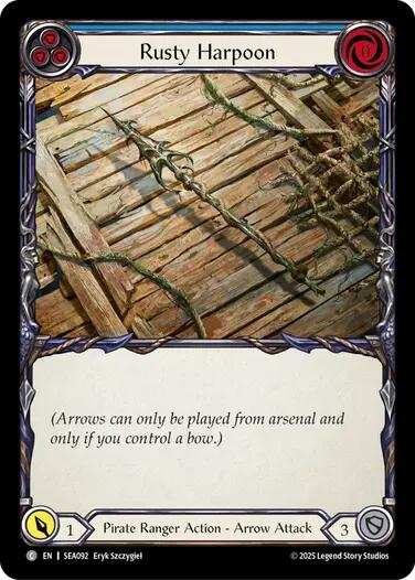 Rusty Harpoon [SEA092] (High Seas)  Rainbow Foil | Pegasus Games WI