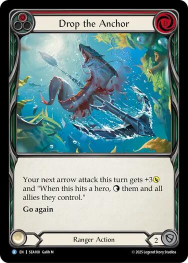 Drop the Anchor [SEA100] (High Seas)  Rainbow Foil | Pegasus Games WI