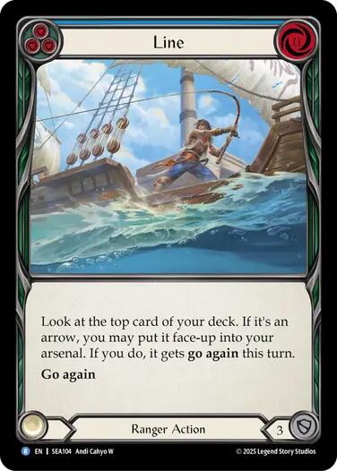 Line [SEA104] (High Seas)  Rainbow Foil | Pegasus Games WI