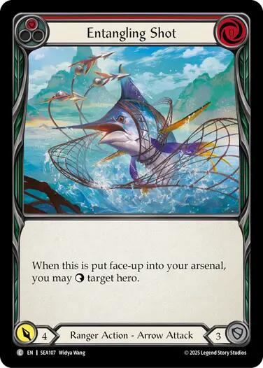 Entangling Shot [SEA107] (High Seas)  Rainbow Foil | Pegasus Games WI