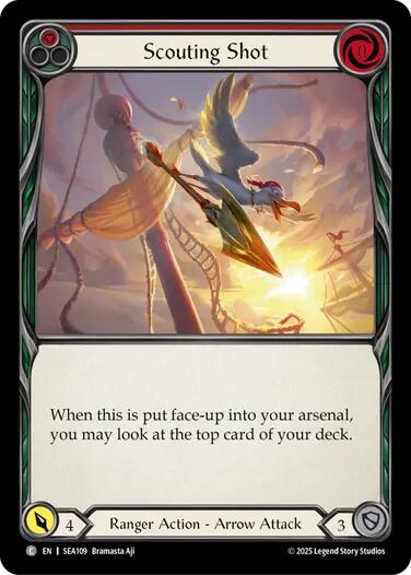 Scouting Shot [SEA109] (High Seas)  Rainbow Foil | Pegasus Games WI