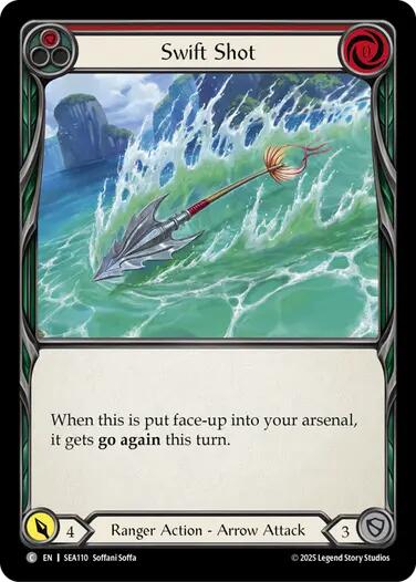 Swift Shot [SEA110] (High Seas)  Rainbow Foil | Pegasus Games WI