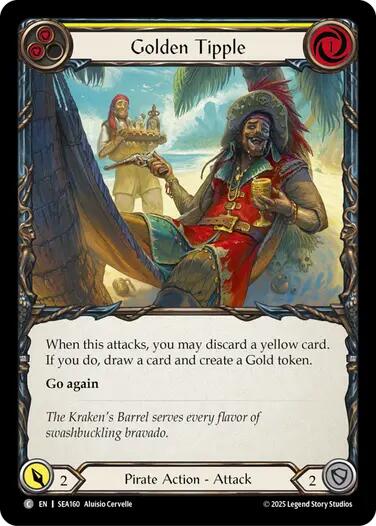 Golden Tipple (Yellow) [SEA160] (High Seas) | Pegasus Games WI