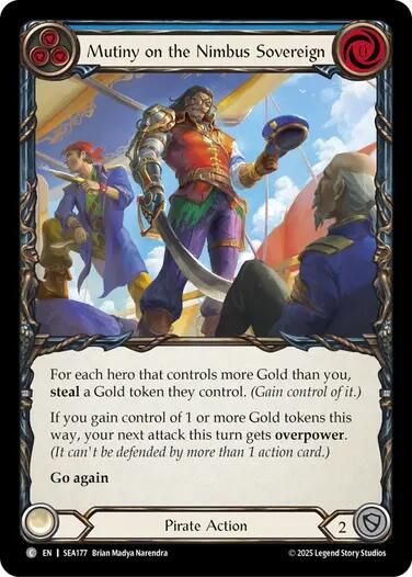 Mutiny on the Nimbus Sovereign [SEA177] (High Seas)  Rainbow Foil | Pegasus Games WI