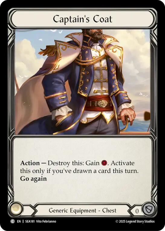 Captain's Coat [SEA181] (High Seas) | Pegasus Games WI