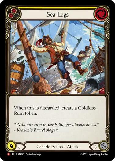 Sea Legs [SEA187] (High Seas)  Rainbow Foil | Pegasus Games WI