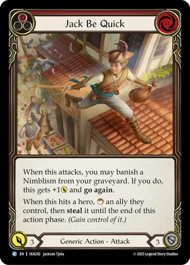Jack Be Quick [SEA202] (High Seas)  Rainbow Foil | Pegasus Games WI