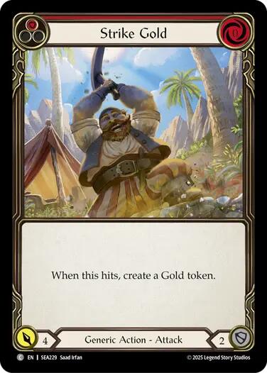 Strike Gold (Red) [SEA229] (High Seas) | Pegasus Games WI