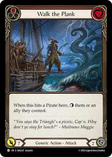 Walk the Plank (Red) [SEA235] (High Seas) | Pegasus Games WI