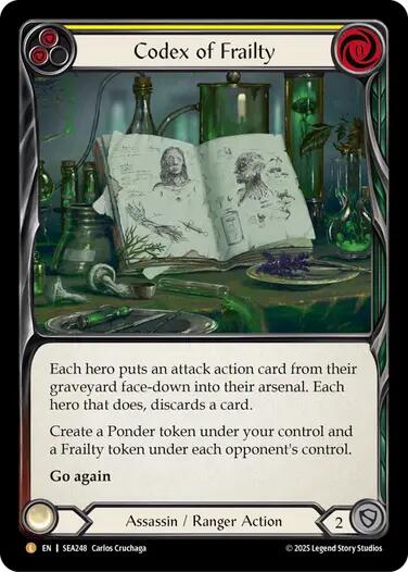 Codex of Frailty [SEA248] (High Seas)  Rainbow Foil | Pegasus Games WI