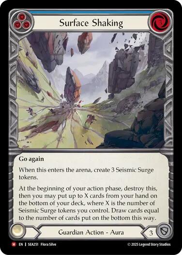 Surface Shaking [SEA251] (High Seas)  Rainbow Foil | Pegasus Games WI