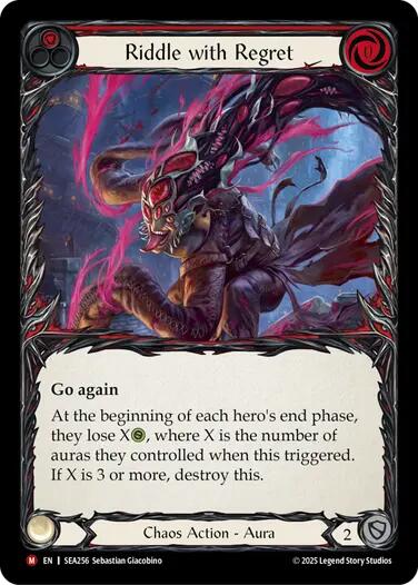 Riddle with Regret [SEA256] (High Seas)  Rainbow Foil | Pegasus Games WI