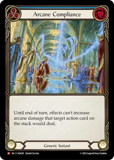 Arcane Compliance [SEA261] (High Seas)  Rainbow Foil | Pegasus Games WI