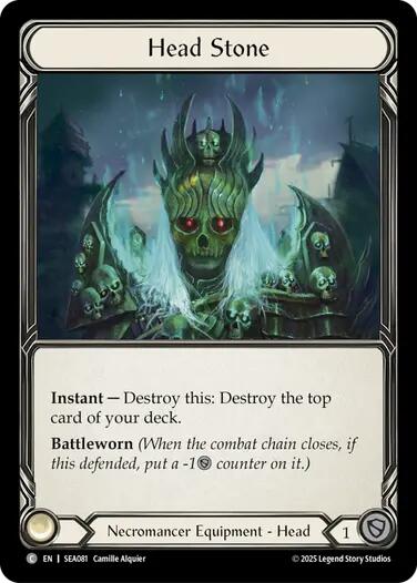 Head Stone (Treasure) [SEA081] (High Seas)  Cold Foil | Pegasus Games WI