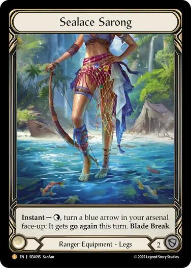 Sealace Sarong (Treasure) [SEA095] (High Seas)  Cold Foil | Pegasus Games WI