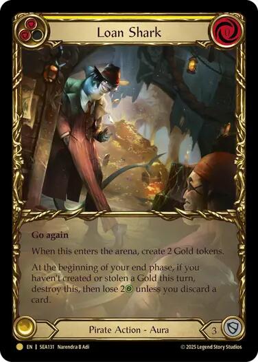 Loan Shark (Treasure) [SEA131] (High Seas)  Cold Foil | Pegasus Games WI