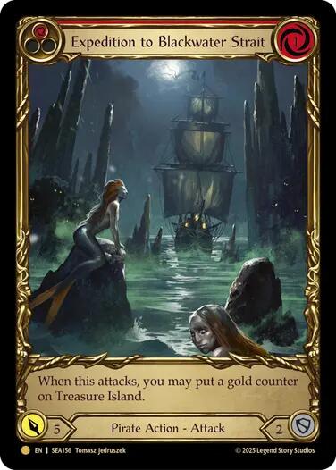 Expedition to Blackwater Strait (Treasure) [SEA156] (High Seas)  Cold Foil | Pegasus Games WI
