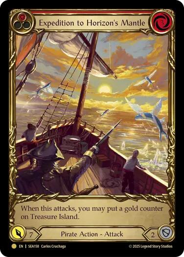 Expedition to Horizon's Mantle (Treasure) [SEA158] (High Seas)  Cold Foil | Pegasus Games WI