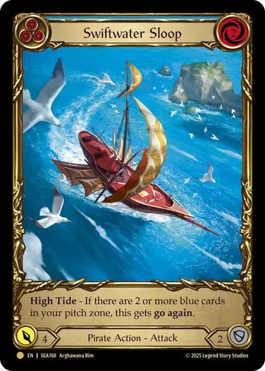 Swiftwater Sloop (Blue) (Treasure) [SEA168] (High Seas)  Cold Foil | Pegasus Games WI