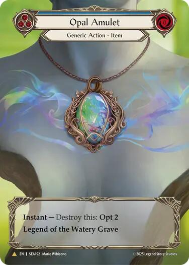 Opal Amulet (Treasure) [SEA192] (High Seas)  Cold Foil | Pegasus Games WI