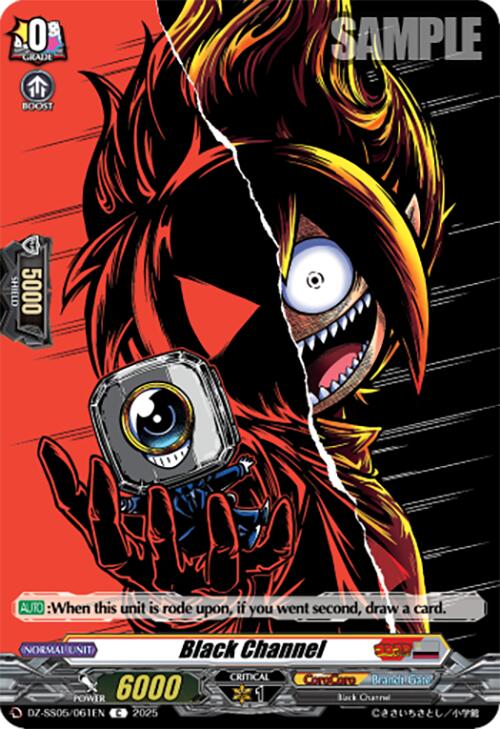 Black Channel (DZ-SS05/061EN) [DZ-SS05: CoroCoro Start Deck Pack] | Pegasus Games WI