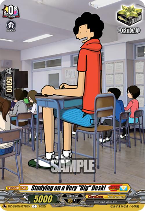 Studying on a Very "Big" Desk! (DZ-SS05/078EN) [DZ-SS05: CoroCoro Start Deck Pack] | Pegasus Games WI