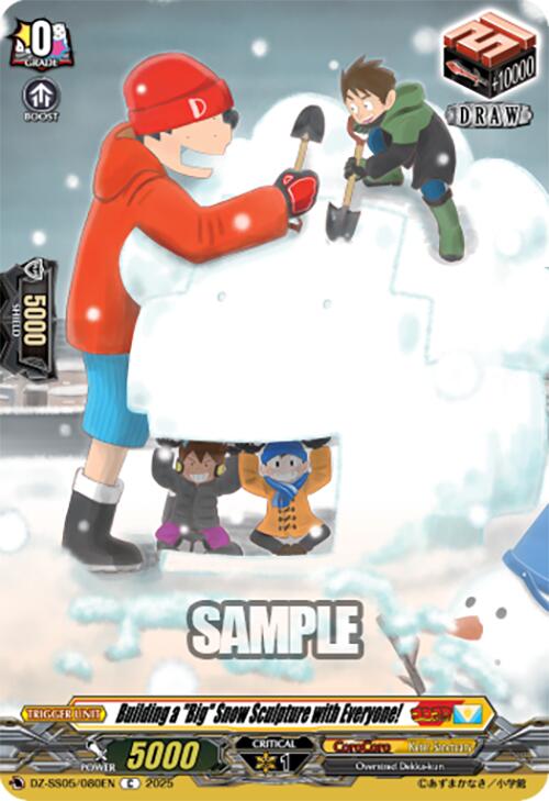 Building a "Big" Snow Sculpture with Everyone! (DZ-SS05/080EN) [DZ-SS05: CoroCoro Start Deck Pack] | Pegasus Games WI