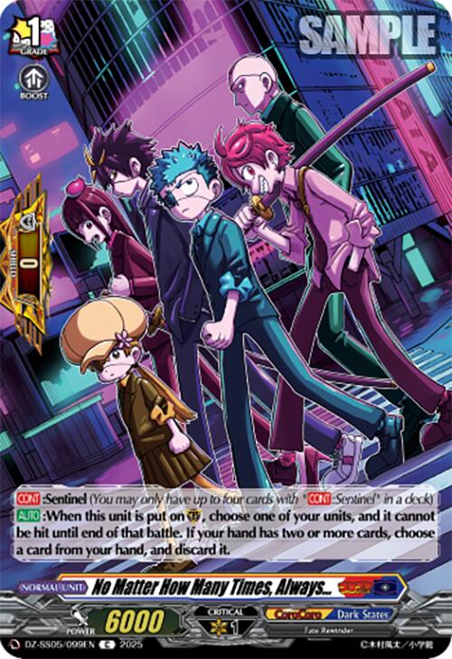 No Matter How Many Times, Always... (DZ-SS05/099EN) [DZ-SS05: CoroCoro Start Deck Pack] | Pegasus Games WI