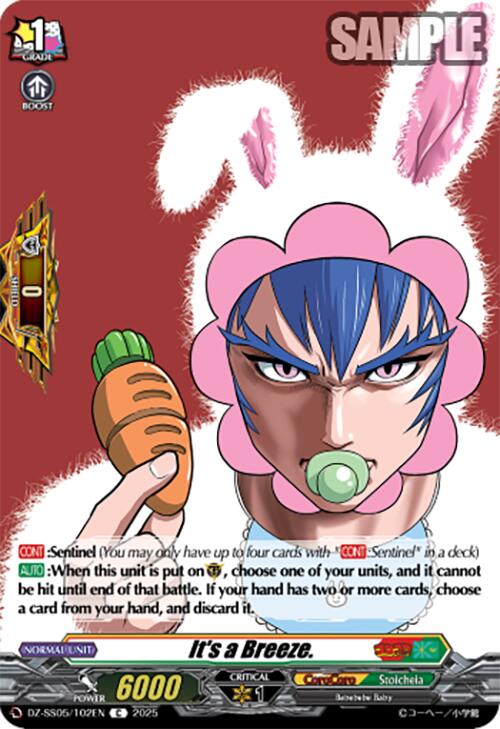 It's a Breeze. (DZ-SS05/102EN) [DZ-SS05: CoroCoro Start Deck Pack] | Pegasus Games WI