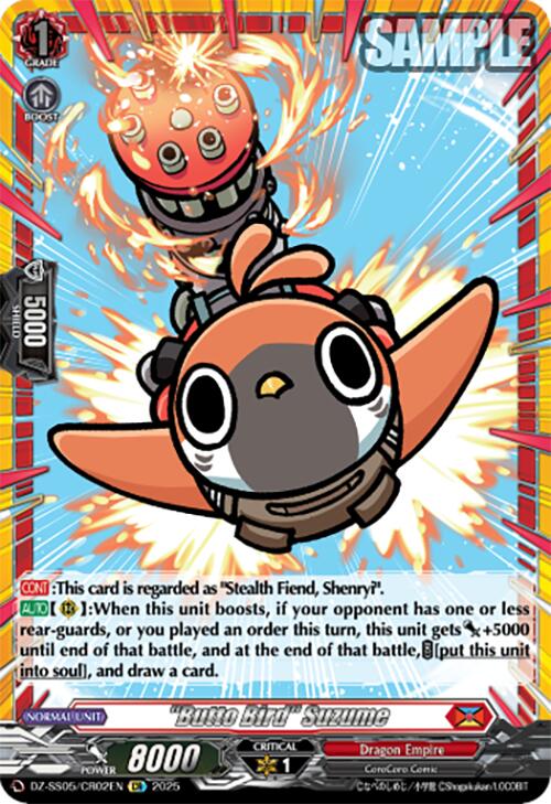 "Butto Bird" Suzume (DZ-SS05/CR02EN) [DZ-SS05: CoroCoro Start Deck Pack] | Pegasus Games WI